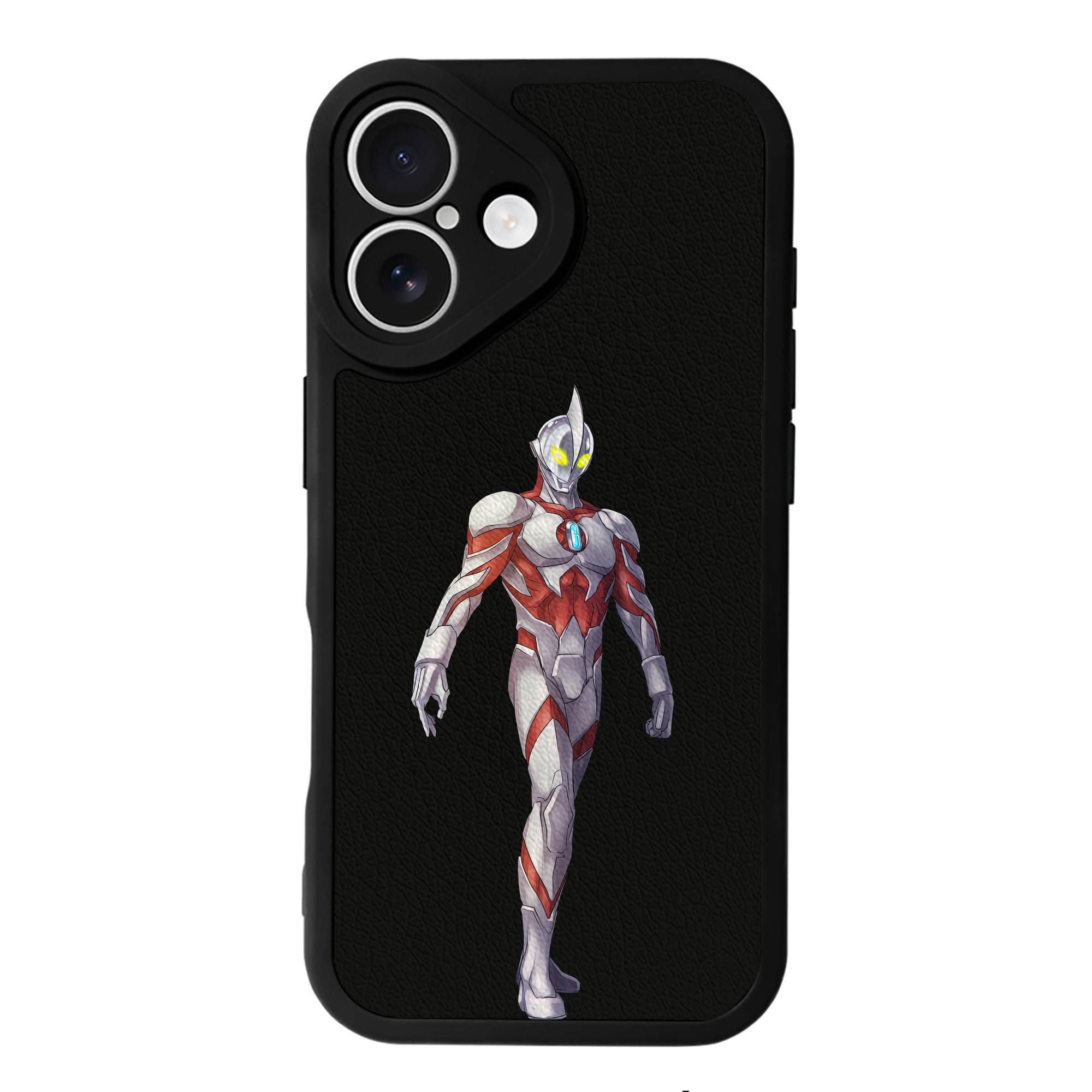 （画像用） ウルトラマン Ultraman 【iPhone 16シリーズ対応】シリコンスマホケース（レザー調） 材質：シリコン